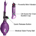 Fetish Fantasy Vibrating Clit Super Suck-Her Purple - Image 2