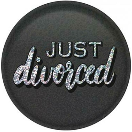 Just Divorced Button