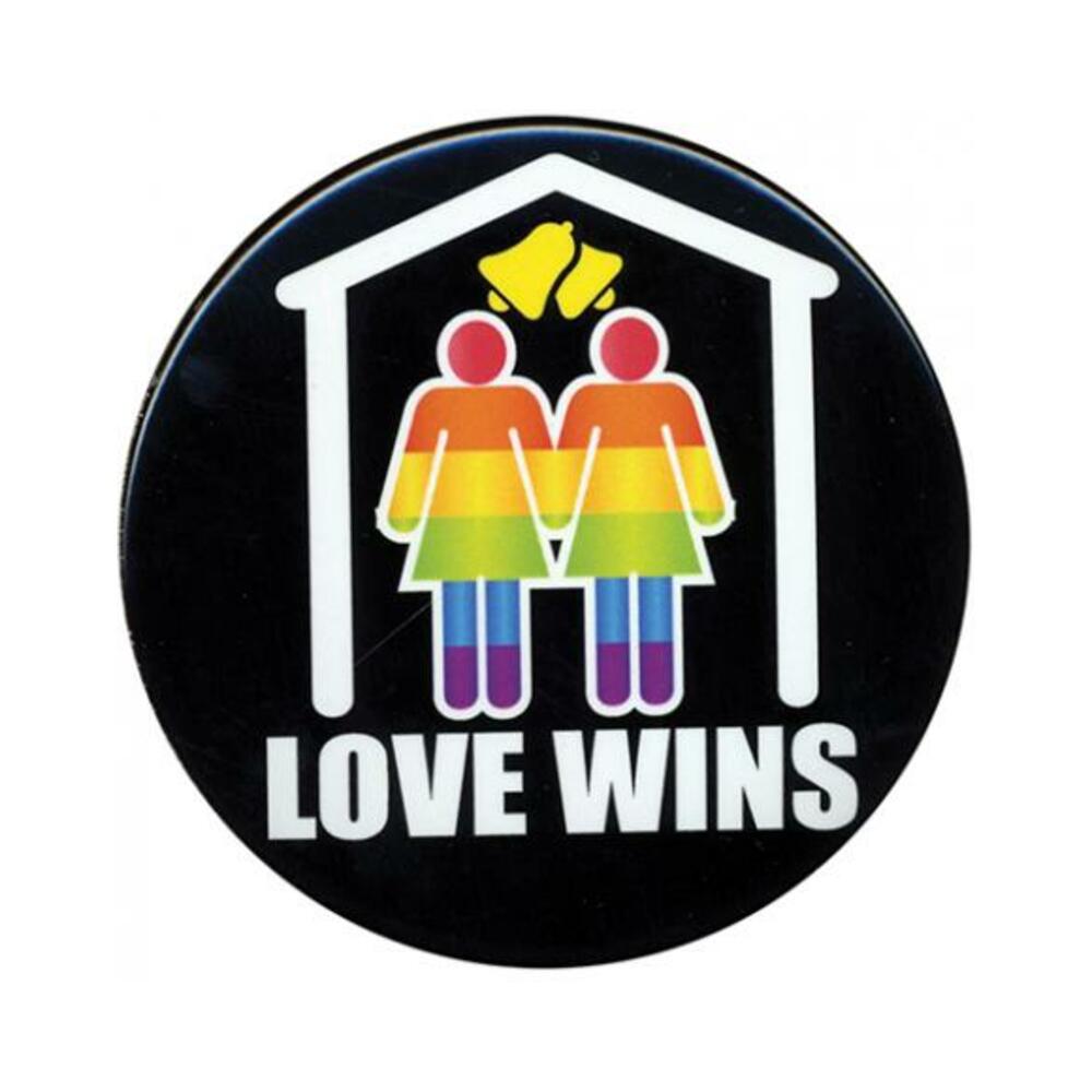 024685109162_1 3 inches Bachelorette Button Female Female Love Wins - Image 1