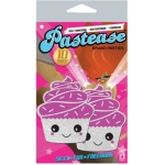 Pastease Cupcake White Glittery Frosting Nipple Pasties O/S - Image 2