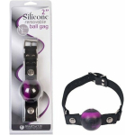 Spartacus Silicone Removable Ball Gag 2 inches Swirl - Image 2
