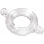 Elastomer Cock Ring (blk,blu,clr/3) - Image 3