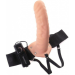 Fetish Fantasy Hollow Strap On 6.5 Inches Beige