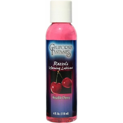 Razzels Warming Lubricant - 4 oz Kissable Cherry