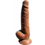 Latin Lover Guapo 9 Inches Dildo - Brown