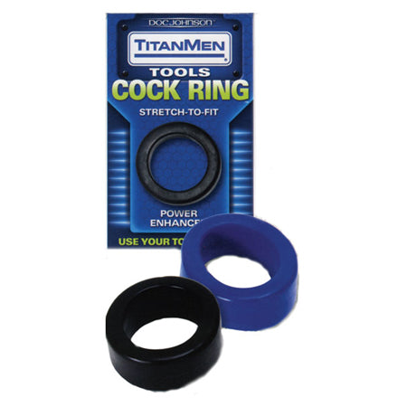 33243 Titanmen Cock Ring Blue - Image 1