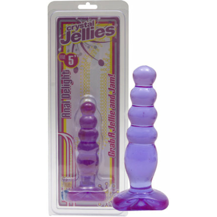 Crystal Jellies Anal Delight 5 Purple