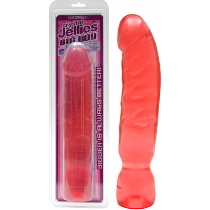 Crystal Jellies 12 Big Boy Dong - Pink