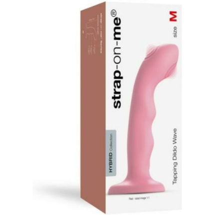 Strap-on-me Tapping Dildo Wave Coral Pink