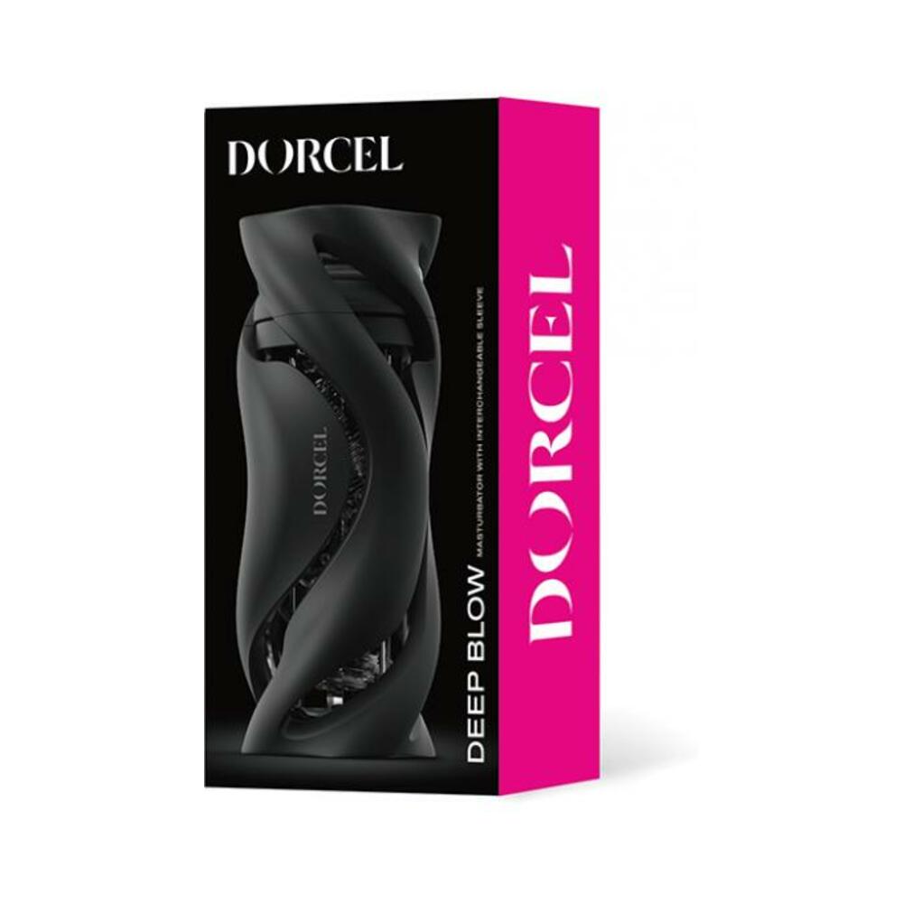3700436072905_1 Dorcel Deep Blow Masturbator - Black - Image 1
