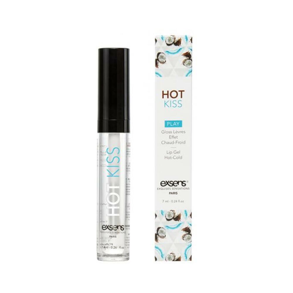 3760139882935_1 Exsens Of Paris Hot Kiss Play Lip Gloss - Coconut - Image 1