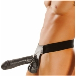 Big Daddy Hollow Strap On 10 Inch - Black