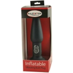 Inflatable Vibrating Butt Plug Black - Image 3