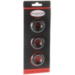 Malesation Stretchy Cock Rings 3 Pack - Image 2