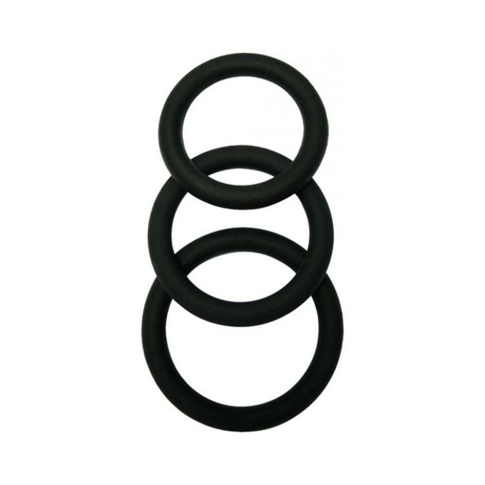 4041937315139_1 Malesation Cock Ring Set Pack Of 3 - Image 1