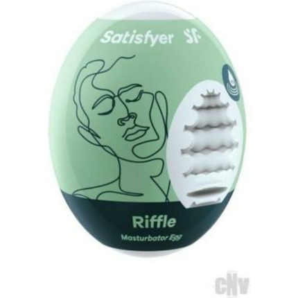 Satisfyer Masturbator Egg Riffle Green