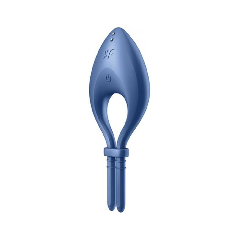 4061504018362_1 Satisfyer Bullseye Ring Vibrator - Blue - Image 1