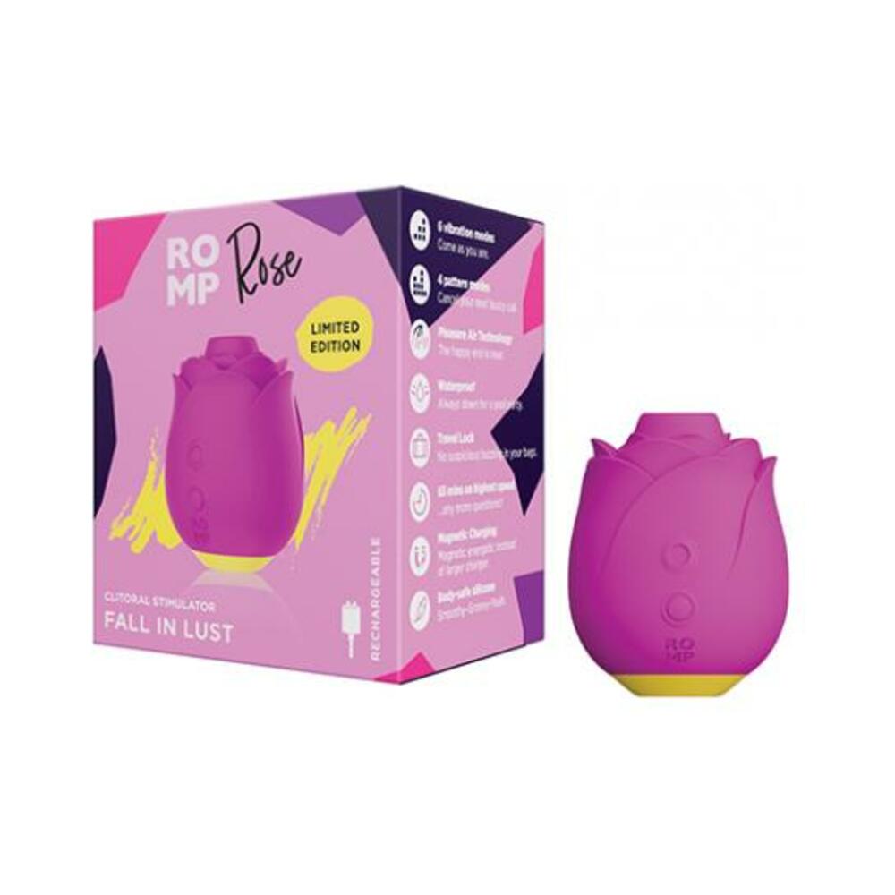 4251460612586_1 Romp Rose Clit Stimulator - Pink - Image 1