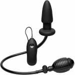 Deluxe Wonder Plug Inflatable Vibrating Black - Image 2