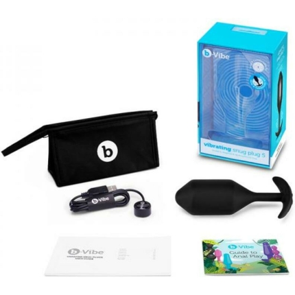 B-vibe Vibrating Snug Plug 5 Black