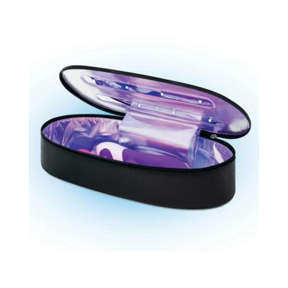 4890808242780_1 Luv Portable Uv Sanitizing Case - Black - Image 1