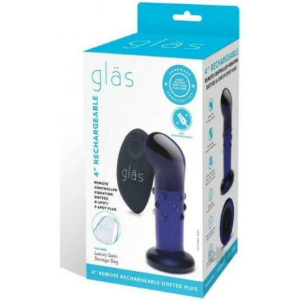 Recharge Remote Vibe Dot Plug 4 Blue