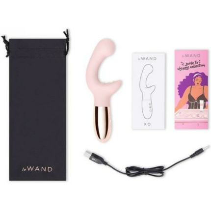 Le Wand Xo Double-motor Wave Rechargeable Vibrator Rose Gold