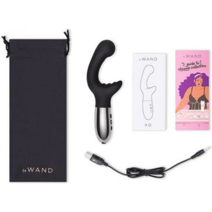Le Wand Xo Double-motor Wave Rechargeable Vibrator Black