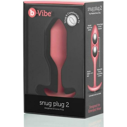 B Vibe Snug Plug 2 Coral (net)