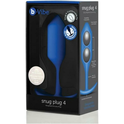 B Vibe Snug Plug 4 Navy (net)