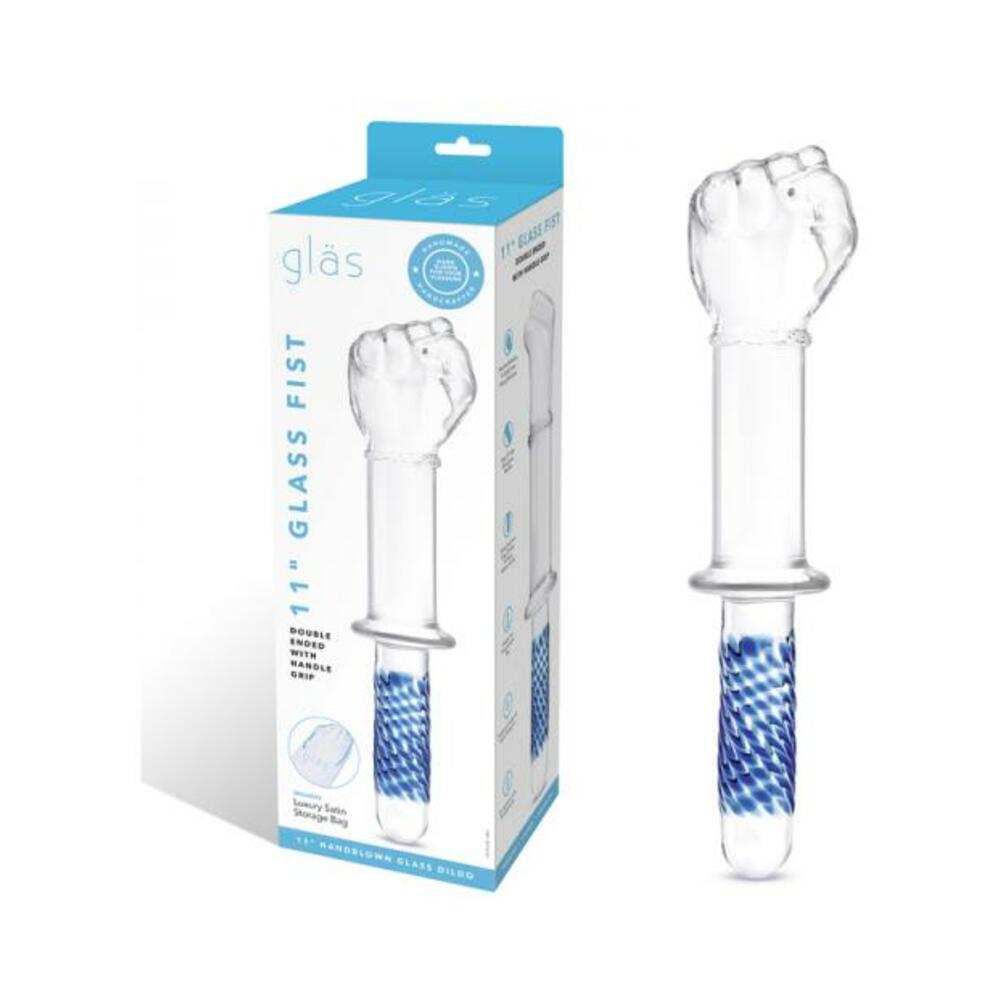 4890808283011_1 Glas 11 In. Glass Fist Double Ended With Handle Grip - Image 1