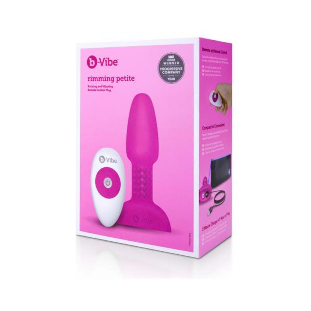 4890808284223_1 B-vibe Rimming Petite Fuchsia - Image 1