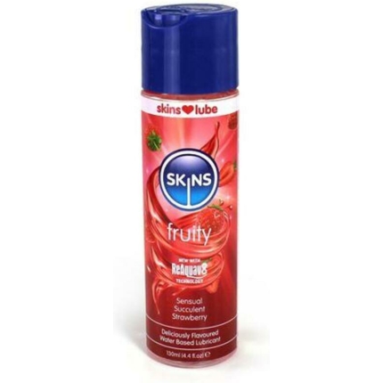 Skins Strawberry Water-based Lubricant 4 Oz.