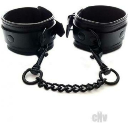 Leather Wrist Cuff Black