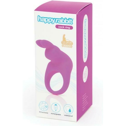 Happy Rabbit Rechargeable Cock Ring Purple