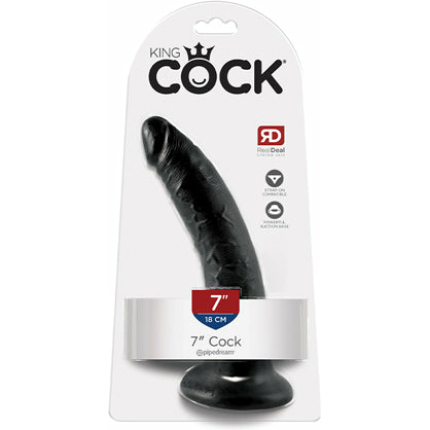 King Cock 7 Cock - Black