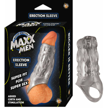 Maxx Men Erection Sleeve - Clear