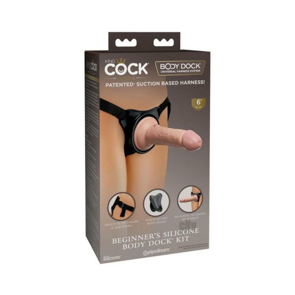 603912771244_1 King Cock Elite Beginner's Silicone Body Dock Kit - Image 1