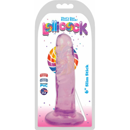 Curve Novelties Lollicock 6 Slim Stick - Grape Ice