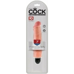King Cock 7 inches Vibrating Stiffy Beige - Image 2