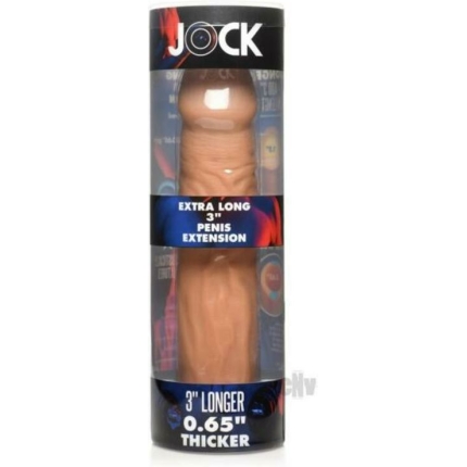 Jock Extra Long Penis Extension Sleeve 3in Medium