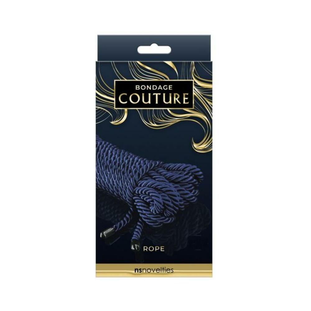 657447104176_1 Bondage Couture Rope 25 Feet - Blue - Image 1