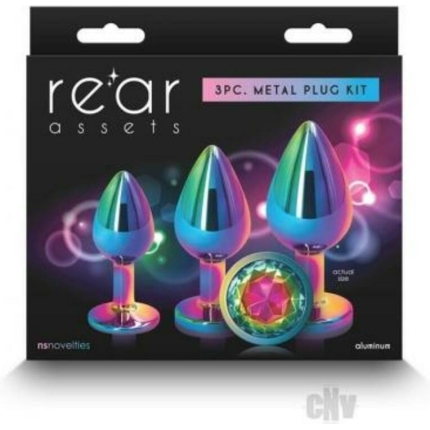 Rear Assets 3-piece Trainer Kit Multicolor Rainbow