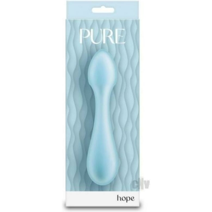 Pure Hope Vibrating Wand - Blue