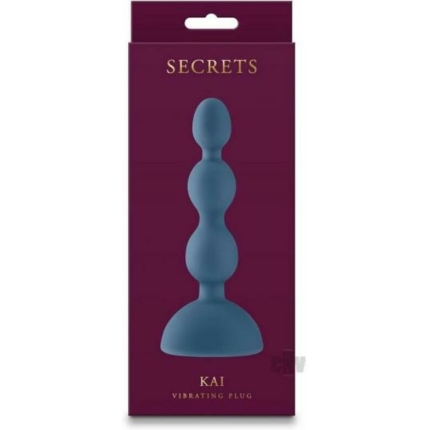 Secrets Kai Vibrating Anal Plug Dark Teal