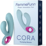 Femmefunn Cora Pulsating Vibrator Light Blue - Image 3