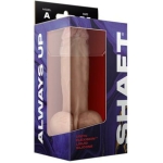 Shaft Model A Liquid Silicone Dong With Balls 7.5 In. Pine - Image 3