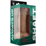 Shaft Model N Liquid Silicone Dong With Balls 8.5 In. Pine - Image 3