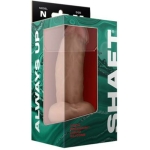 Shaft Model N Liquid Silicone Dong With Balls 7.5 In. Pine - Image 3