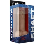 Shaft Model C Liquid Silicone Dong With Balls 8.5 In. Pine - Image 3
